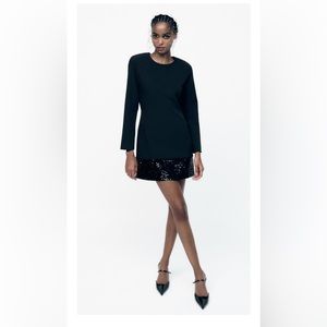 Zara sequin dress